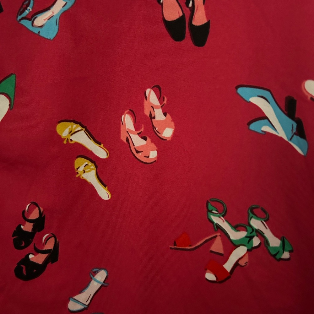 Kate Spade Pajama Set with Shoe Print - Picture 3 of 4